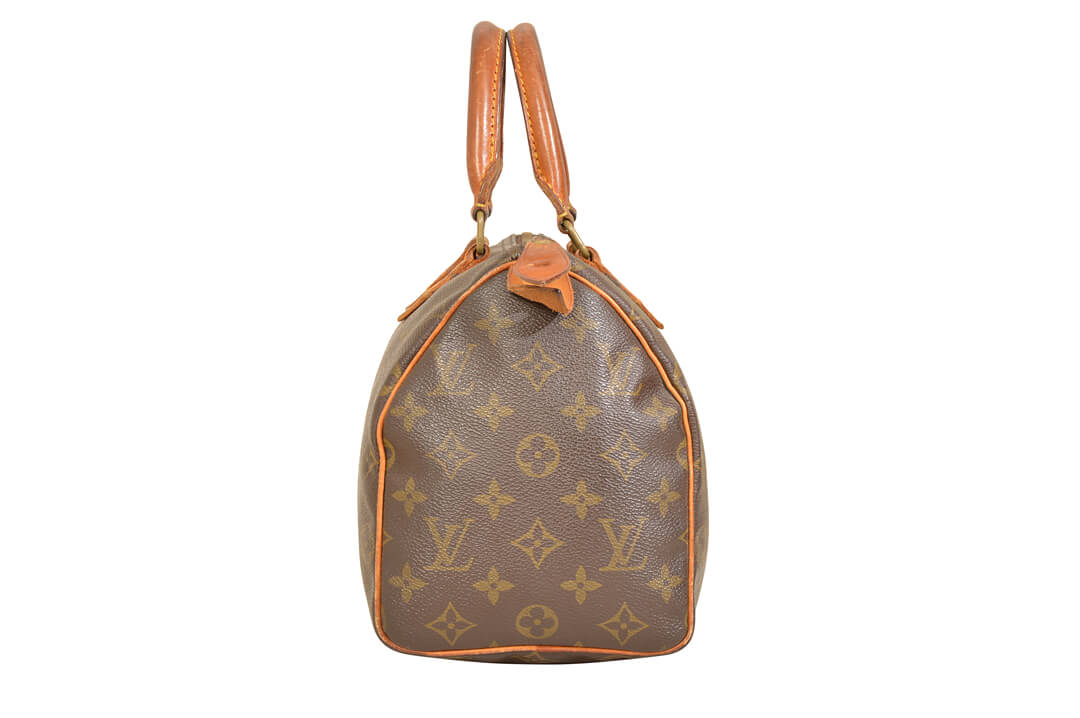 Louis Vuitton Small Monogram Speedy 25 Boston Bag Leather ref.481737 - Joli  Closet